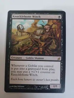Magic The Gathering Lorwyn #120 Knucklebone Witch Rare MTG TCG CCG - Image 1