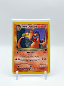 Dark Charizard 21/82 Non-Holo Team Rocket Vintage Pokemon TCG LP - Image 1