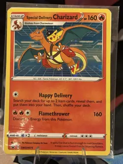 Pokemon TCG Special Delivery Charizard SWSH075 SEALED - Image 1