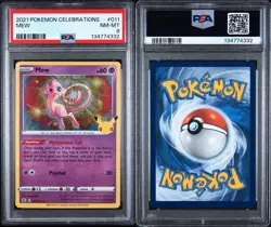 2021 POKEMON CELEBRATIONS MEW 011 PSA 8 - Image 3
