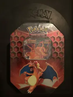 Hidden Fates Tin (Charizard GX) - Sun & Moon - Pokemon TCG - Factory Sealed New - Image 1