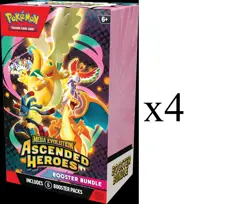 PRESALE Pokemon Center Ascended Hero Booster Bundles x4 For Kingr8387 - Image 1