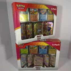 Pokemon TCG Scarlet & Violet 151 Costco 2 - 5 Pack Mini Tins | New & Sealed - Image 1