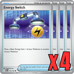 Energy Switch 115/132 x4 - Mega Evolutions - Pokemon TCG - Playset - Image 1