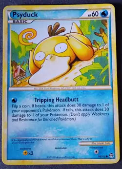 Pokemon - Psyduck 74/102 - HGSS Triumphant - Vintage 2010 - LP - Image 1