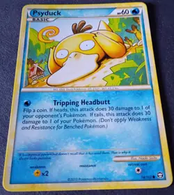 Pokemon - Psyduck 74/102 - HGSS Triumphant - Vintage 2010 - LP - Image 2