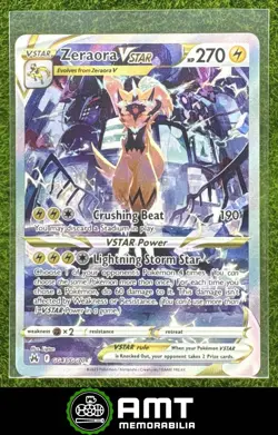 Zeraora VSTAR 2023 Pokemon Sword Shield Crown Zenith Galarian Gallery GG43/GG70 - Image 1
