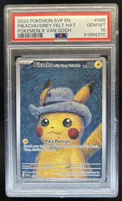 2023-25 Pokemon SV Black Star Promos - SVP EN Pikachu #085 PSA 10 - Image 1