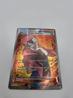 Pokemon TCG Maxie's Hidden Ball Trick Full Art 158/160 XY Primal Clash Holo - Image 1
