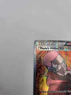 Pokemon TCG Maxie's Hidden Ball Trick Full Art 158/160 XY Primal Clash Holo - Image 2