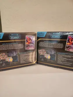 Pokemon Mega Evolution Phantasmal Flames Elite Trainer Box Lot of 2 Sealed - Image 2