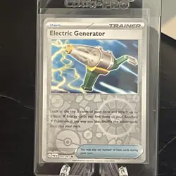 Pokemon - Paldean Fates Reverse Holo Rare Electric Generator 079/091 Uncommon - Image 1