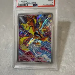 2024 POKEMON SCR EN-STELLAR CROWN ILLUSTRATION RARE #151 ZERAORA PSA 9 - Image 2