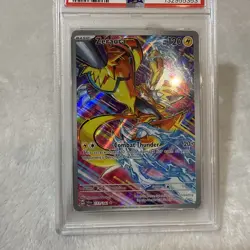 2024 POKEMON SCR EN-STELLAR CROWN ILLUSTRATION RARE #151 ZERAORA PSA 9 - Image 3