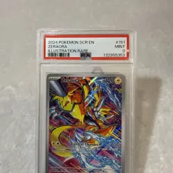 2024 POKEMON SCR EN-STELLAR CROWN ILLUSTRATION RARE #151 ZERAORA PSA 9 - Image 4
