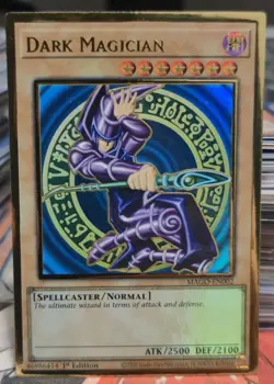 Yu-Gi-Oh! Dark Magician MAGO-EN002 Maximum Gold 1st Edition -NM - Image 1
