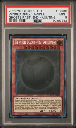 The Winged Dragon Of Ra Sphere Mode GFP2-EN180 Ghost Rare 1st Yugioh PSA 9 *312 - Image 1