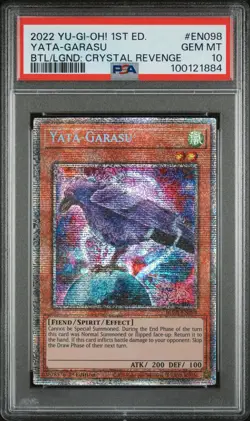 Yata-garasu BLCR-EN098 Starlight Rare 1st Edition Yugioh PSA 10 *884 - Image 1