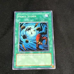 Heavy Storm SD4-EN019 (Common, 1st Edition, Lightly Played / LP) Yugioh - Image 1