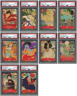 One Piece PSA 10*10 Straw Hat Crew Set 2024 English Version 1ST Anniversary - Image 1