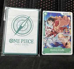 One Piece TCG Red Bull Double Don Set SEALED + Monkey D. Luffy Promo Card - Image 1