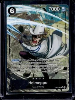 2025 One Piece A Fist of Divine Speed Helmeppo Super Rare #OP11-092 - Image 1