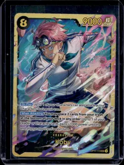 2025 One Piece A Fist of Divine Speed Koby Secret Rare #OP11-119 - Image 1
