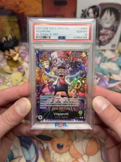 PSA 10 Vegapunk Alt Art Leader OP07-097 One Piece 500 Years Into The Future 2024 - Image 1