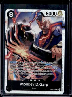 2025 One Piece A Fist of Divine Speed Monkey.D.Garp Super Rare #OP11-095 - Image 1