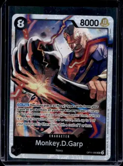 2025 One Piece A Fist of Divine Speed Monkey.D.Garp Super Rare #OP11-095 - Image 1