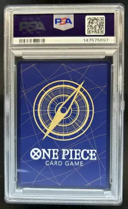 2025 One Piece Monkey.D.Luffy Secret Rare Manga Alt Art #OP11-118 PSA 10 - Image 2