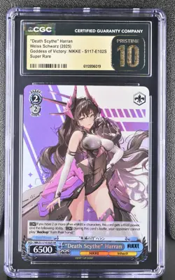 CGC Pristine 10 2025 Weiss English NIKKE "Death Scythe" Harran SR - Image 1