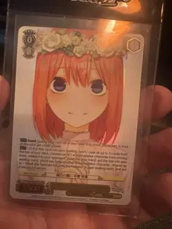 Weiss Schwarz Pure Wish Yotsuba Nakano 5HY/W90-E004HYR HYR NM English - Image 1