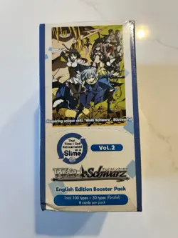 Weiss Schwarz: That Time I Got Reincarnated as a Slime Vol 2 Booster Box! Sealed 8885009406259 - Image 1