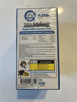 Weiss Schwarz: That Time I Got Reincarnated as a Slime Vol 2 Booster Box! Sealed 8885009406259 - Image 4
