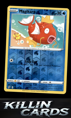 Reverse Holofoil Magikarp 039/192 Pokemon Common SWSH02: Rebel Clash Card NM - Image 1