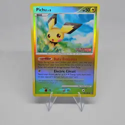 Pokemon Pichu Stormfront 45/100 Reverse Holo Uncommon 50HP English Card NM - Image 1