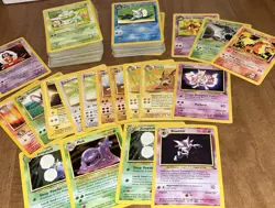 Pokemon Bulk Wotc 150+ Card Vintage Lot All 1st Edition Rare Holo Or Shadowless - Image 1