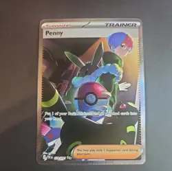 Penny - 239/091 - Pokemon Paldean Fates Special Illustration Rare Card NM - Image 2