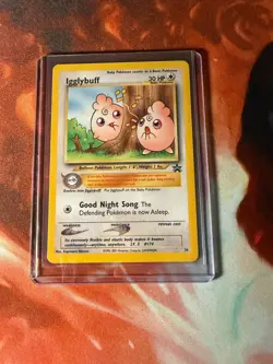 Pokemon Igglybuff #36 Card WoTC Black Star Promo NM Free Shipping - Image 1