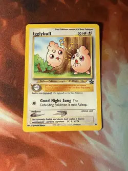 Pokemon Igglybuff #36 Card WoTC Black Star Promo NM Free Shipping - Image 2
