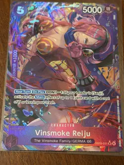 Vinsmoke Reiju EB03 Alt Art SR x2 + EB03 SR Cards One Piece English - Image 2