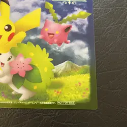 Pikachu Clear Card Pokemon Center 20th Anniversary Limited Edition Nintendo - Image 4