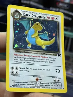 Dark Dragonite 5/82 Team Rocket 2000 Breeder Neo Vintage Pokemon Card Lot WOTC - Image 4