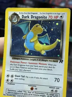 Dark Dragonite 5/82 Team Rocket 2000 Breeder Neo Vintage Pokemon Card Lot WOTC - Image 5
