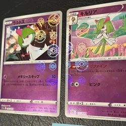 Pokemon card reverse holo Foil mirror Nintendo Japanese Gardevoir Kirlia Ralts - Image 3