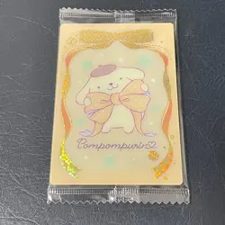 Sanrio Trading Card Bandai Sanrio Characters Wafer 3 unopen new Rare Pompompurin - Image 1