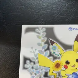 Pikachu Eevee Pokemon Center Limited Clear Card 2018 Let's Go! Japan - Image 2