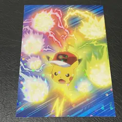 Ensky GameFreak Pokemon Bromide Climax! TCG Card Holo Pikachu rare - Image 1