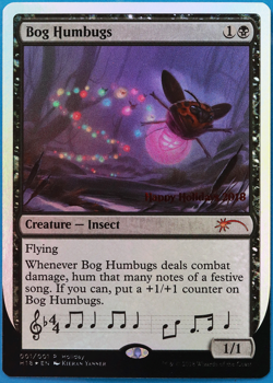 Bog Humbugs (Holiday 2018 Promo) FOIL NM MTG MAGIC CARD (506945) ABUGames - Image 1